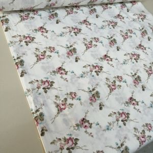 Küçük Çiçekler Poplin gül kurusu