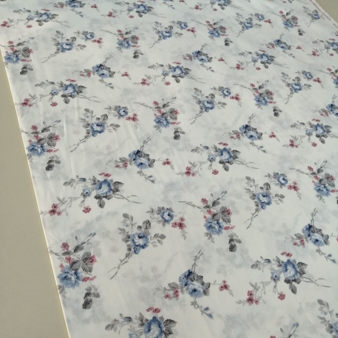 Küçük Çiçekler Poplin indigo