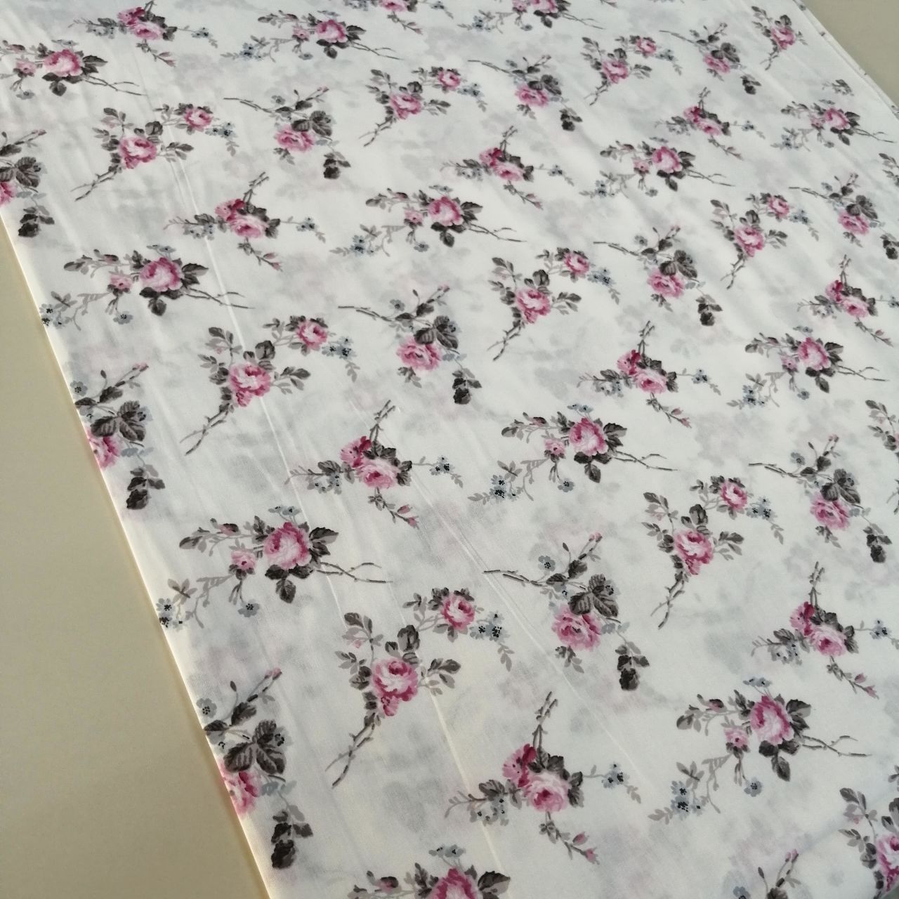 Küçük Çiçekler Poplin pembe