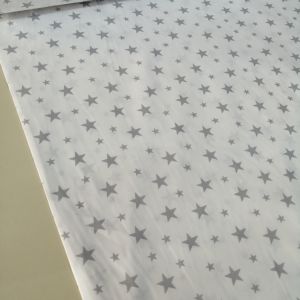 Yıldızlar Açık Zemin gri