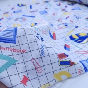 Okul Gereçleri Mavi Raşel Kumaş