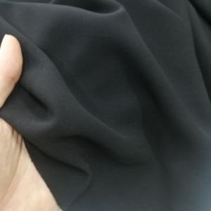 Siyah Portoriko Krep Kumaş