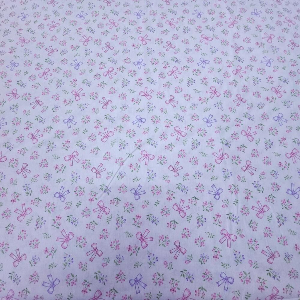 Poplin Kumaş Fiyonk Pembe