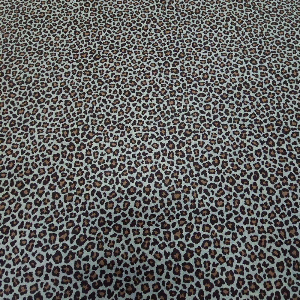 Poplin Kumaş Leopar