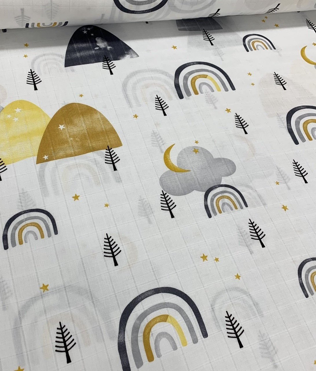 Gökkuşağı ve Tepeler Sarı Müslin Bezi