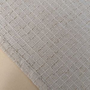 Gold İşlemeli Krem Şanel Kumaş