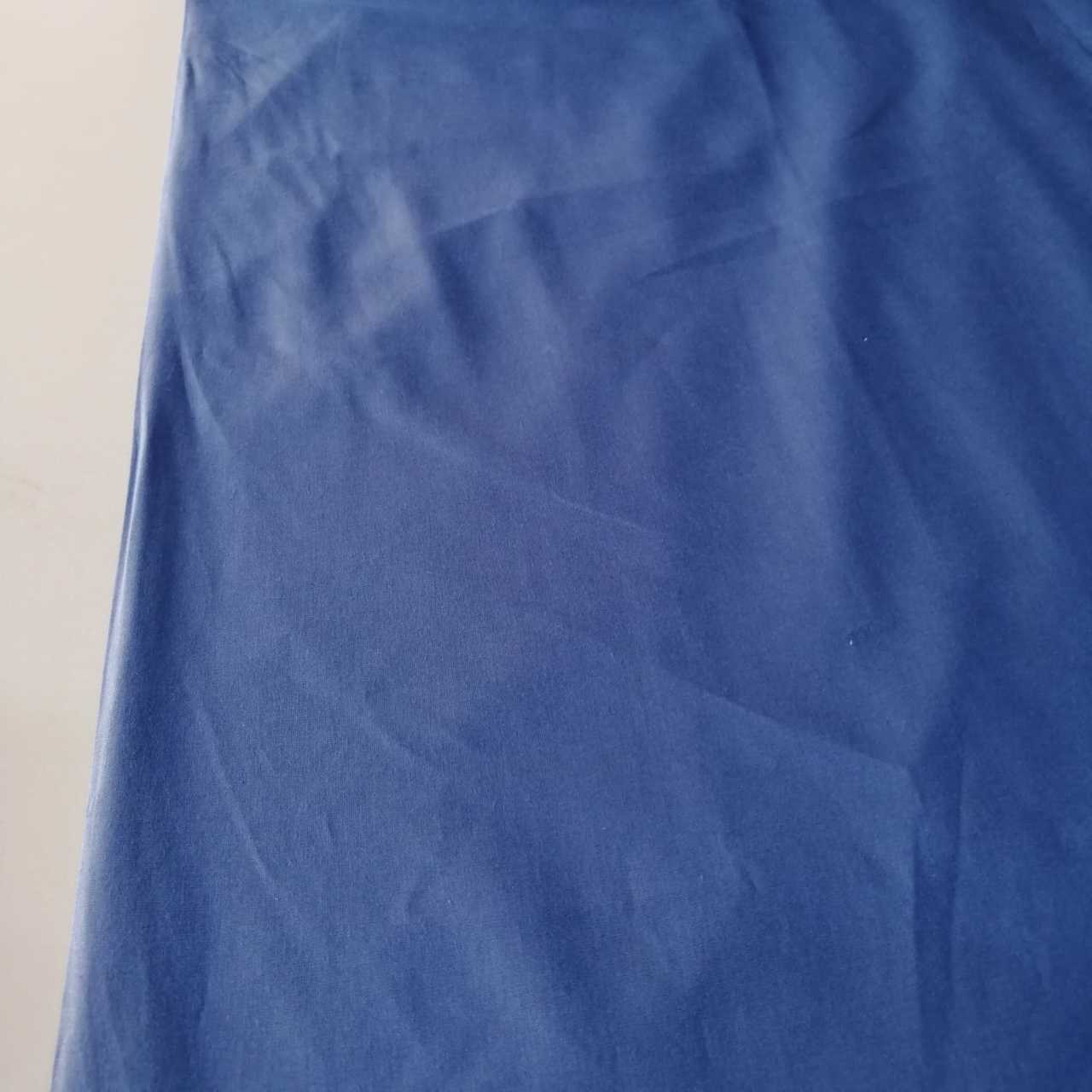 Denim Mavi Poplin Kumaş
