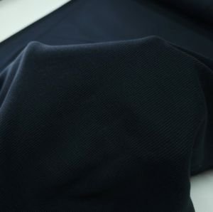 Lacivert Kaşkorse (Ribana) Kumaşı