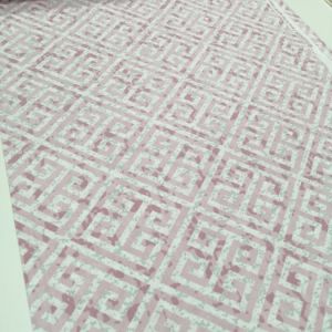 Modern Mozaik Poplin Kumaş pembe