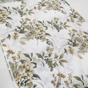 Bahar Habercisi Poplin Kumaş yeşil