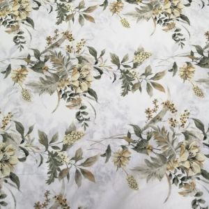 Bahar Habercisi Poplin Kumaş yeşil