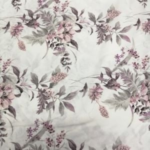 Bahar Habercisi Poplin Kumaş mor