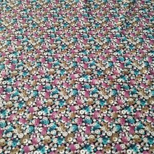 Çıtır Desen Petrol Viskon Kumaş