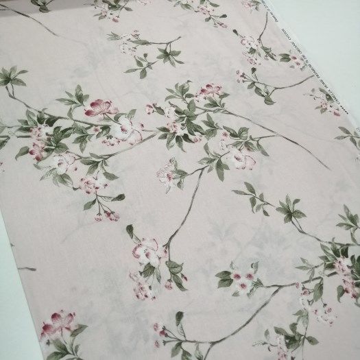 Karaca Desen Poplin Kumaş pembe