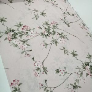 Karaca Desen Poplin Kumaş pembe