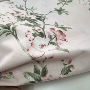 Karaca Desen Poplin Kumaş pembe