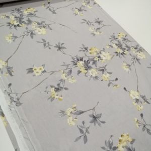 Karaca Desen Poplin Kumaş gri