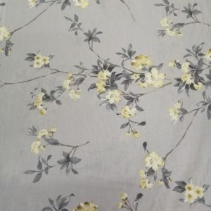 Karaca Desen Poplin Kumaş gri