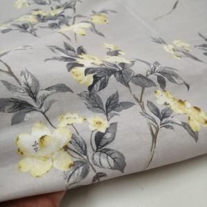 Karaca Desen Poplin Kumaş gri