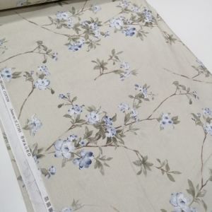 Karaca Desen Poplin Kumaş bej