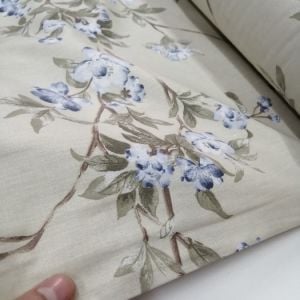 Karaca Desen Poplin Kumaş bej