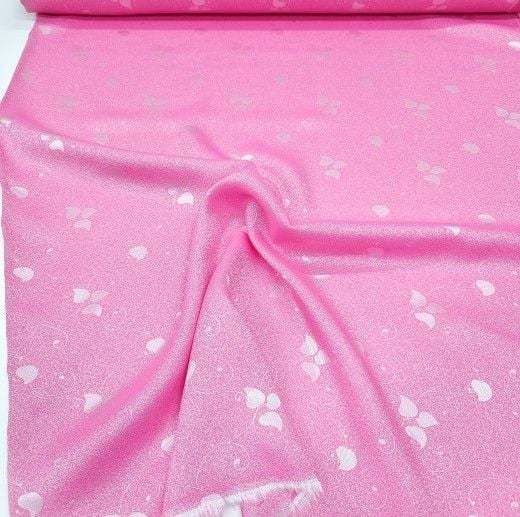 Jakarlı Krep Pembe