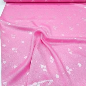Jakarlı Krep Pembe