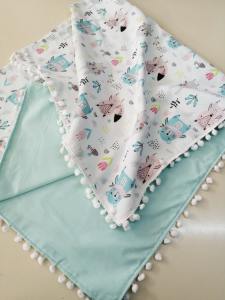 Pazen Battaniye 110x110 Xl Ölçülerinde 100% Pamuk