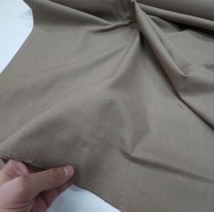 Kumlu Keten Kumaş  Sütlü Kahve