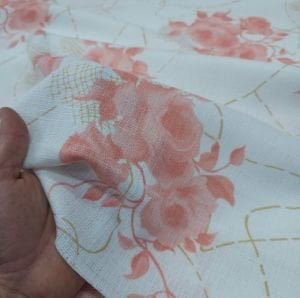 Keten Kumaş Soft Güller