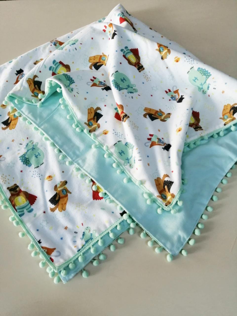 Pazen Battaniye 110x110 Xl Ölçülerinde 100% Pamuk