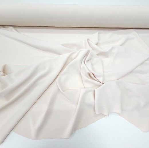 Koyu Krem Kumlu Krep Kumaş