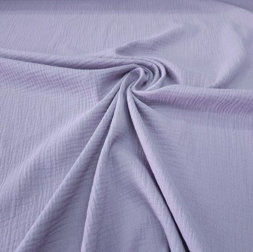 Leylak Çift Katlı Müslin Kumaş