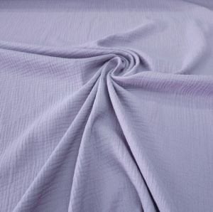 Leylak Çift Katlı Müslin Kumaş