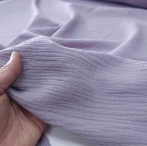 Leylak Çift Katlı Müslin Kumaş