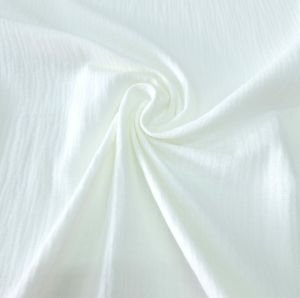 Krem Çift Katlı Müslin Kumaş