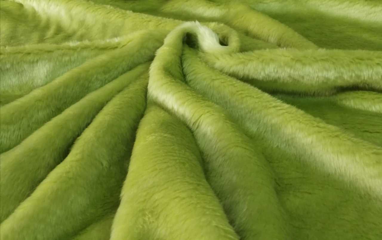 Fıstık Yeşili Kısa Tüylü Peluş
