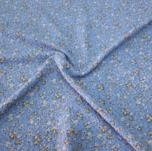 Gökyüzü Gofre Kumaş