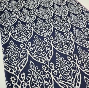 Damask İpek Saten Lacivert