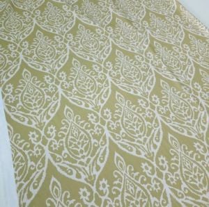Damask İpek Saten Yağ Yeşili