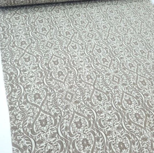 Zeugma Viskon Kumaş sütlü kahve