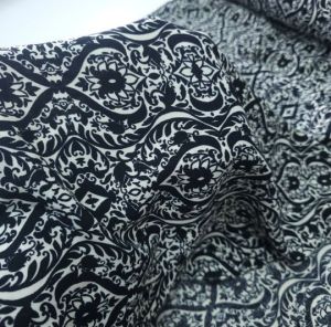 Zeugma Viskon Kumaş siyah