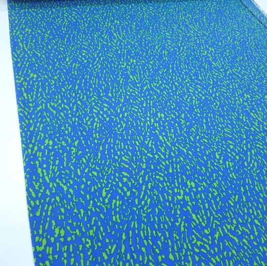 Mozaik Viskon Kumaş mavi