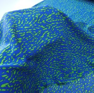 Mozaik Viskon Kumaş mavi