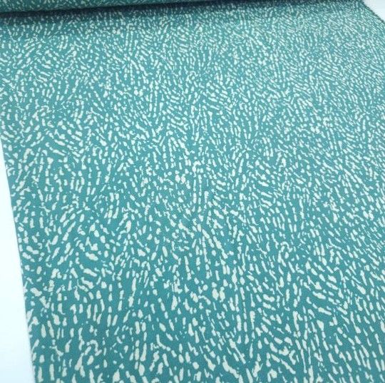 Mozaik Viskon Kumaş yeşil