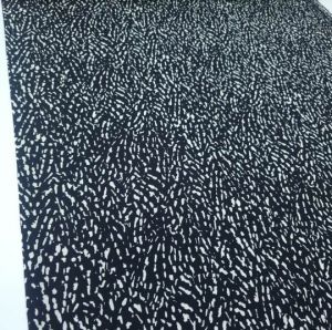 Mozaik Viskon Kumaş siyahbeyaz