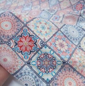 Dijital Etnik Desen Raşel Kumaş
