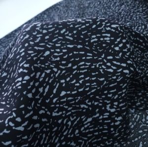 Mozaik Viskon Kumaş siyahgri