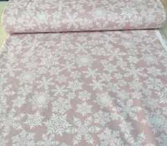 Kar Tanesi Poplin Kumaşlar pudra