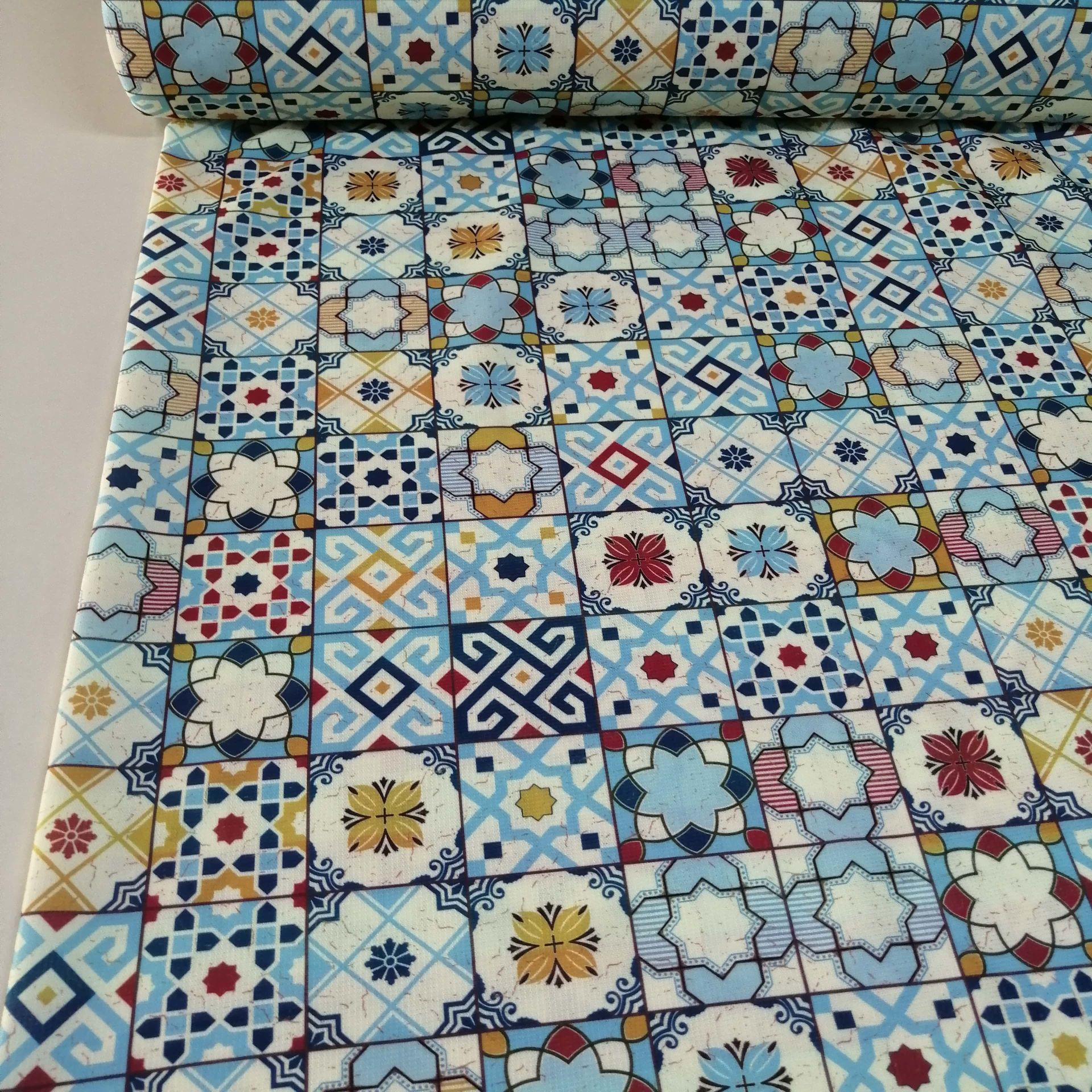 Çini Desen Raşel Kumaş